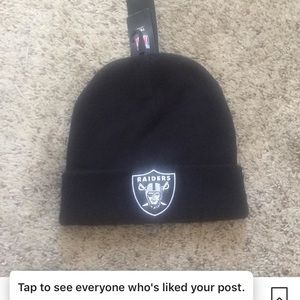 supreme x raiders beanie brand new